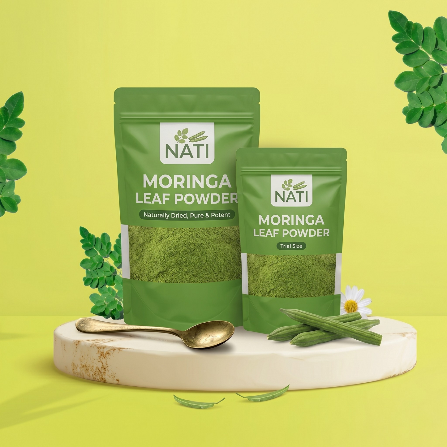Sacred Nati Moringa Leaf Powder (The Miracle Tree) 1/2kg