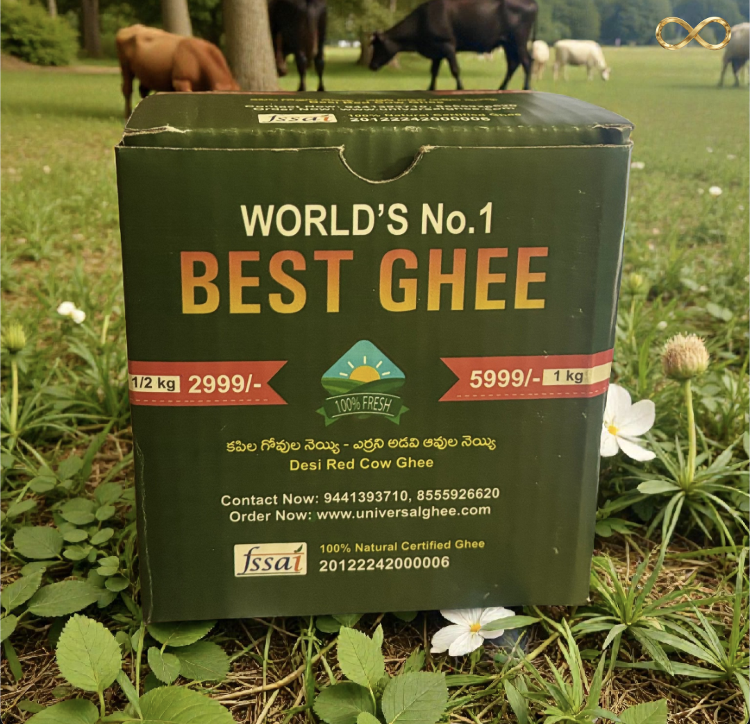 Sacred Kapila A1 Cultured Ghee (Forest-Grazed) 1/2KG