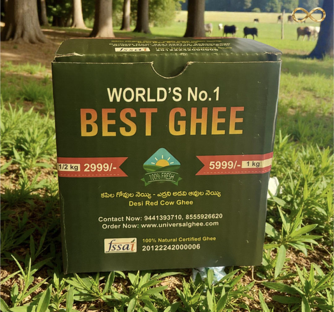 Sacred Kapila A1 Cultured Ghee (Forest-Grazed) 1KG